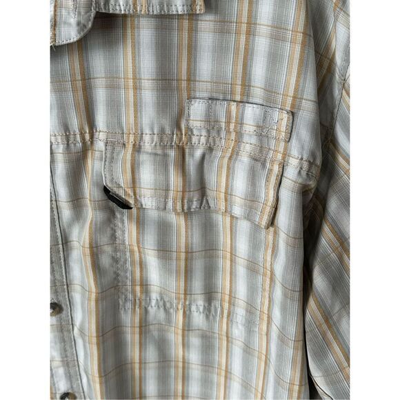 VTG Wrangler Premium Quality Shirt Mens XL Short Sleeves Plaid Button Down - Picture 4 of 11